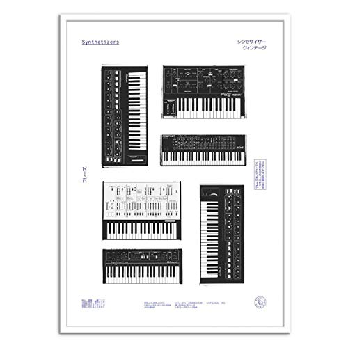 Wall Editions Art-Poster - Synths - Florent Bodart