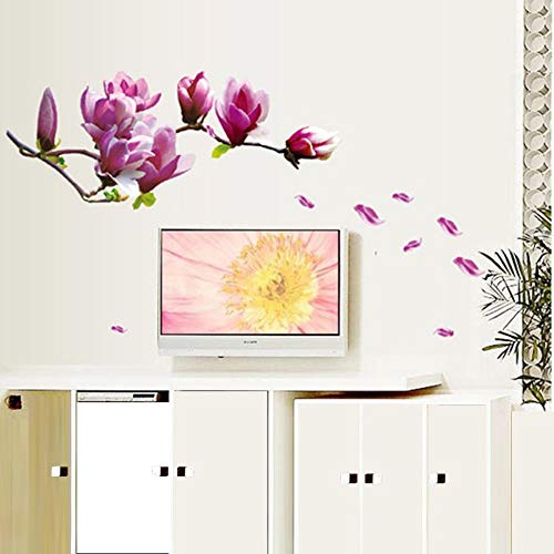 Wanghan Flores Calla Lily Pegatinas De Pared Tv Fondo Decoraciones De La Habitación Diy Calcomanías Para El Hogar Removible Arte Mural Imprimir Carteles