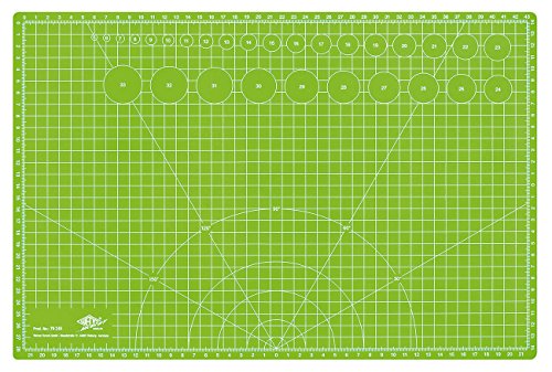 Wedo Cutting Mat - Esterilla para corte, 450 x 300 x 3 mm, color verde manzana