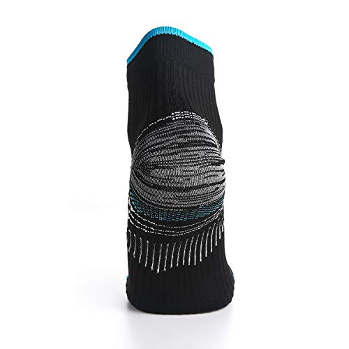 Weekend Peninsula 5 Pares Calcetines de Running Deportivos Compresión Ligera Hombres Mujer de Deporte Transpirables (EU 39-42, 5X Negro)