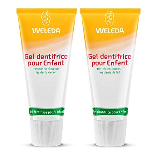 Weleda Duo Gel dental para niños dientes de leche 50 ml x 2 es 100 ml