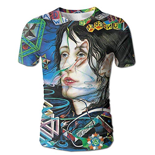 Welikee Camiseta, Manga Corta, Todd Rundgren A Wizard A True Star Men's Design 3D Printed Short Sleeve tee