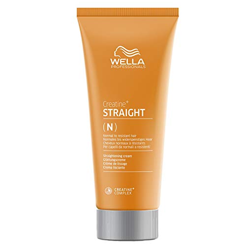 Wella, Creatine Straight, Crema suavizante para cabello normal a resistente, 200 ml