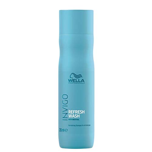 WELLA INVIGO Balance Refresh Wash Shampoo Unisex No profesional Champú 250 ml, Champues Unisex, No profesional, Champú, Todo el pelo, Revitalizador