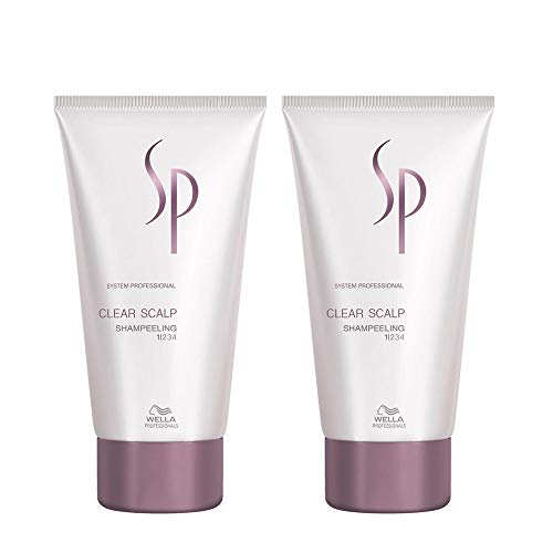 Wella System Professional Clear Scalp Shampeeling 150ml - tratamiento anti caspa kit 2 pcs