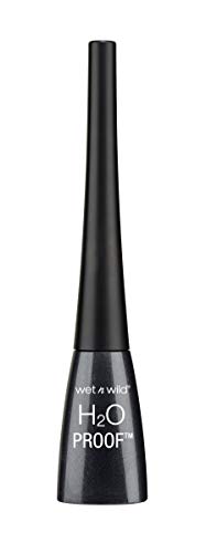 Wet n Wild H2O Proof Liquid Eyeliner, Perfilador para Ojos, Negro, 5 ml (E879)