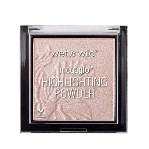 Wet n Wild MegaGlo Highlighting Powder (Blossom Glow) - Iluminador en Polvo con efecto Brillo - 1 unidad