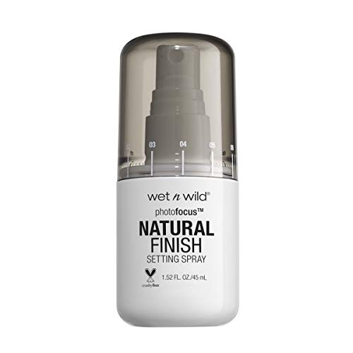 Wet n Wild Photo Focus Natural Finish Setting Spray (Seal the Deal) - Fijador Natural Spray para Todos tipos de piel - Muy Resistente - 1 unidad (E301A)