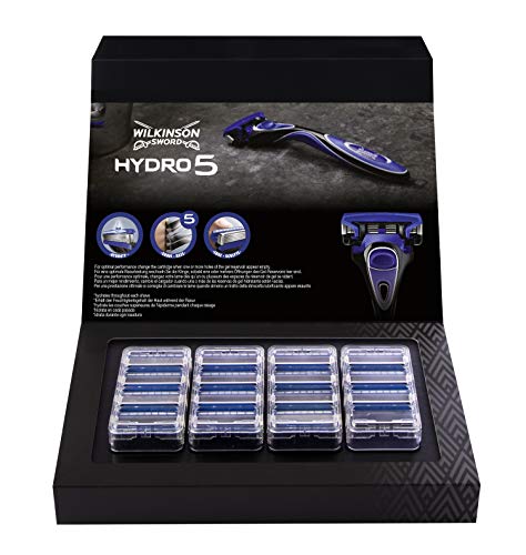 Wilkinson Sword Ffp ECO box Pack Hydro 5 - Kit de 15 recambios de cuchillas de 5 hojas para hombre, afeitado manual masculino