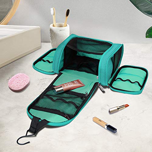 Wind Took Neceser Maquillaje Neceser de Viaje con Colgar Neceser Hombre Bolsas de Aseo Neceser Mujer cosméticos Organizador Accesorios de baño