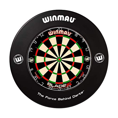 WINMAU Printed Black Dartboard Surround