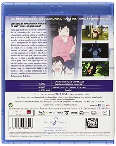 Wolf Children Blu-Ray [Blu-ray]