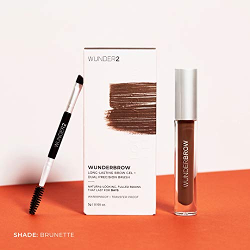 WUNDER2 WUNDERBROW Gel de Cejas Waterproof – Cejas Duraderas con Volumen y Definición, Color Blonde