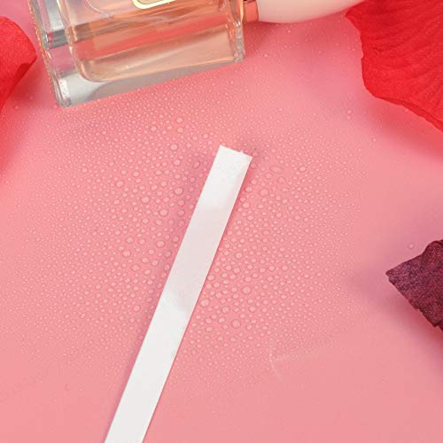 Wuyee 100Pcs Probador de Prueba de Fragancia Blanca Perfumes Tiras de Papel Aceites Esenciales de aromaterapia para Mujeres