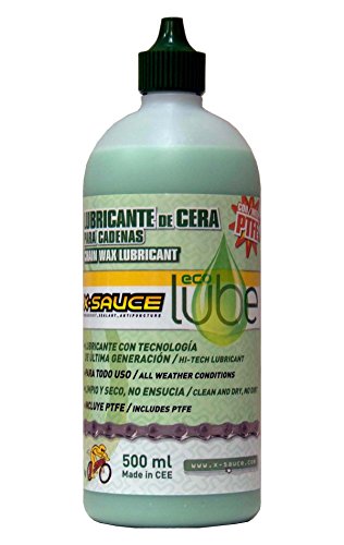 X-Sauce Lubricante de Cera para Cadenas-Eco Lube Lubicante Bicicletas, Hombre, 500ml