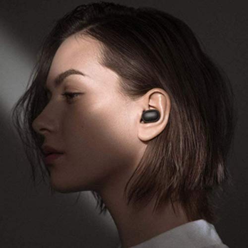 Xiaomi Redmi Airdots S TWS Bluetooth 5.0 Auriculares Bajo estéreo con micrófono Auriculares Manos Libres AI Control Negro （Versión Global）