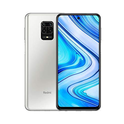 Xiaomi Redmi Note 9 Pro - Smartphone con pantalla FHD+ 6.67" DotDisplay (6 GB+128 GB, cámara cuádruple 64 MP con IA, SnapdragonTM 720G, batería 5020 mAh) Blanco [European Version]