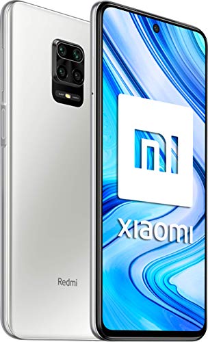 Xiaomi Redmi Note 9 Pro - Smartphone con pantalla FHD+ 6.67" DotDisplay (6 GB+128 GB, cámara cuádruple 64 MP con IA, SnapdragonTM 720G, batería 5020 mAh) Blanco [European Version]