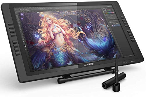 XP-PEN Artist22E Pro 21.5" Tableta Gráfica de Dibujo Digital, 16 Teclas de Atajo + 4K Monitor Interactivo de 8192 Sensibilidad de Presión con Soporte Ajustable, Windows10/8/7 Mac Os 10.10 o Superior