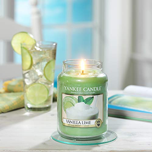 Yankee Candle vela grande y aromatica, Vanilla Lime