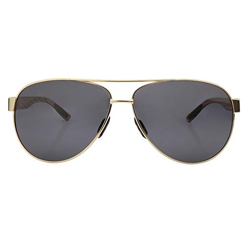 YJDZHSQ Gafas De Sol Gafas De Sol Polarizadas De Moda para Hombres Gafas De Fibra De Carbono Lente Verde Hombres Que Conducen Gafas De Sol Vintage Mujeres