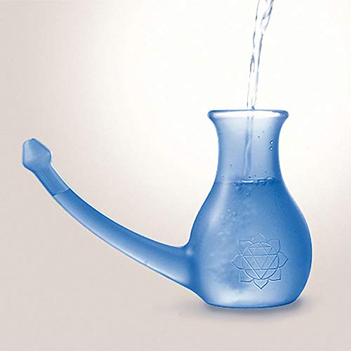 Yoga-mad Scandinavian Yoga and Meditation School Nosebuddy - Botella para limpieza de nariz, color azul