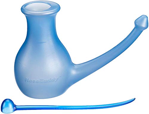 Yoga-mad Scandinavian Yoga and Meditation School Nosebuddy - Botella para limpieza de nariz, color azul