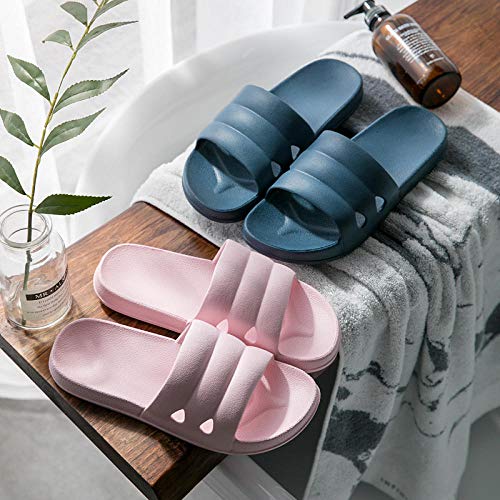 ypyrhh Mule de baño Drain Quick,Zapatillas de Hombre y Mujer,Sandalias de Pareja y Zapatillas,Zapatillas de baño de Suela Blanda EVA-Verde Claro_37-38,Chanclas Eva Toe Post para Mujer