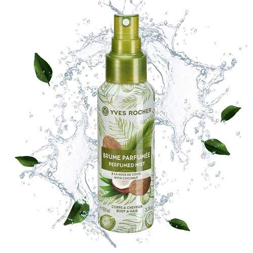 Yves Rocher – Spray aromático de coco: para rociar sobre el cuerpo y el cabello.