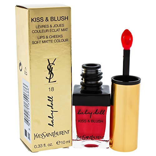 Yves saint laurent baby doll kiss & blush - # 18 rose provocant 10ml.