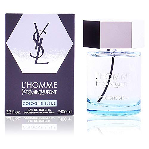 Yves saint laurent lhomme cologne bleue eau de toilette spray 60ml.