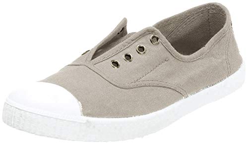 Zapatillas Victoria 6623 - Inglesa Elástico Teñido Puntera Mujer - Color : Beige - Talla : 35