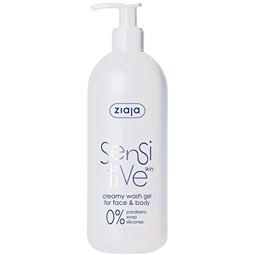 Ziaja Sensitive Gel Limpiador Rostro y Cuerpo para Pieles Sensibles 400 ml