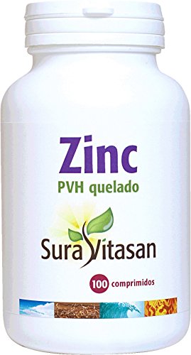 ZINC QUELADO 25MG 100CAP SURA