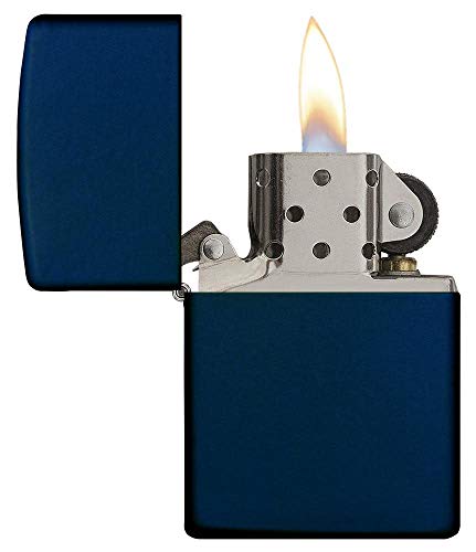 Zippo Navy Blue Mechero, Metal, Azul, 3.5x1x5.5 cm