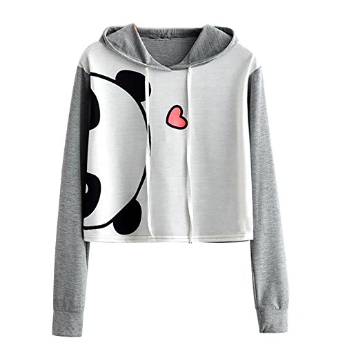 ZODOF Mujer Sudadera Manga Larga Invierno Otoño Moda Fashion Traje de Calle y hogar, Sudadera Casual de Manga Larga para Mujeres con Cuello Redondo Sudaderas con Capucha