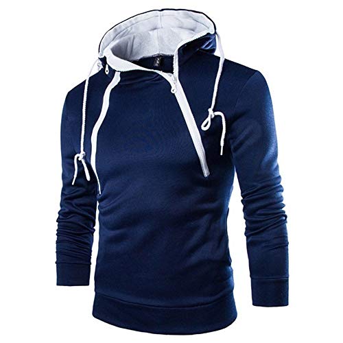 ZODOF Sudadera Hombre,Hombres de Manga Larga otoño Invierno Casual Sudadera Camisas Blusa Top chándales