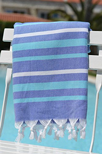 ZusenZomer Fouta XL, Toallas Hammam Ibiza | Toalla Turco, Ideal para Vacaciones, Playa, Sauna | 100% Algodón | Diseño Exclusivo