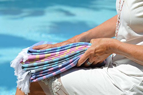 ZusenZomer Fouta XL, Toallas Hammam Ibiza | Toalla Turco, Ideal para Vacaciones, Playa, Sauna | 100% Algodón | Diseño Exclusivo