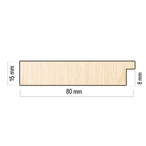 -Espejo Fabricado en España- tamaño 55x150 cm. Espejo Decorativo de Pared Modelo 187 Perla, Ideal para salón, Dormitorio, vestidor, baño o Pasillo