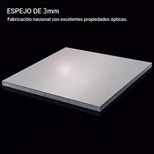 -Espejo Fabricado en España- tamaño 55x150 cm. Espejo Decorativo de Pared Modelo 187 Perla, Ideal para salón, Dormitorio, vestidor, baño o Pasillo