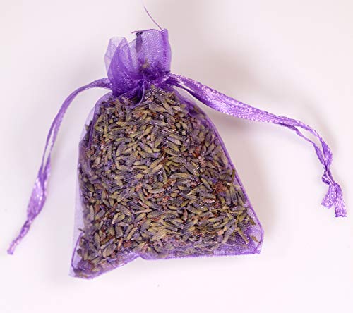 10 pcs 5 G Bolso de bolsas de Organza de flores de lavanda seca - acogedor bolsa sobres lleno de lavanda seca - Natural aroma fragancia para aromatherapy-car-closet-drawers-moths-wardrobe