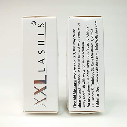 10 x loción para levantar y fijar las pestañas, el gel del Súper Kit de Levantamiento de Pestañas de XXL Lashes, fórmula revolucionaria, 2-5 min de tiempo de reacción, vegano