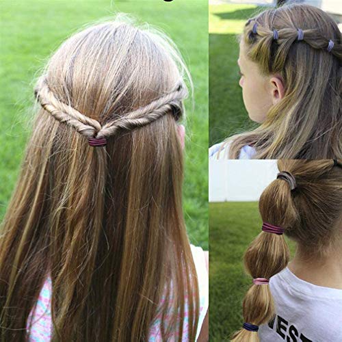 100Pcs Pinza de Pelo Bebe Niñas Horquillas de Pelo Infantiles y 200Pcs Lazos Para el Cabello del Bebé Elásticas Pequeñas Gomas Para el Pelo Bandas de Pelo Multicolores Accesorios Para el Cabello