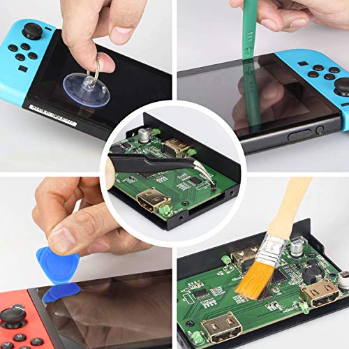 2 paquetes de 3D Joysticks Analógicos para Nintendo Switch Joy-Con, con Destornillador Herramientas de Reparación