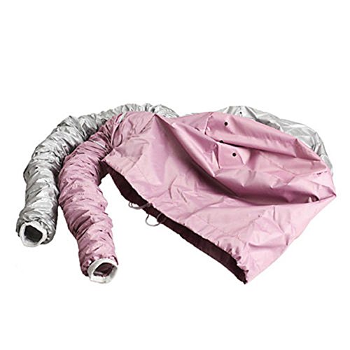 2 unidades UCTOP STORE2 secador portátil para mujer, suave campana de salón de peluquería (plateado + rosa)