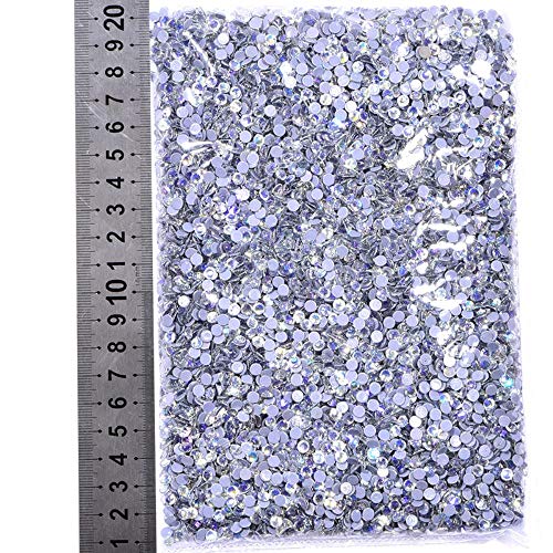 2880Pcs / Bulk Bag 6.4-6.4mm SS30 Venta al por mayor de alta calidad Mejor DMC Hotfix Rhinestones 41 colores Crystal Hot Fix Rhinestone F0252, Black Diamond