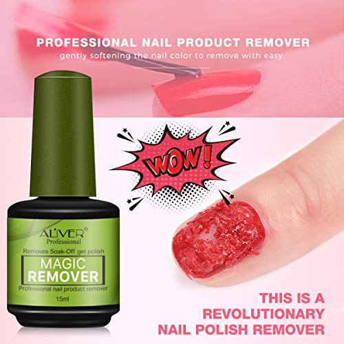 2packs Soak-Off Gel Polish Nail Remover Esmalte Extractor de Esmalte de Uñas Mágico Especial Eliminación de Estallido de Uñas Líquido Descarga de Pegamento Manicura Gel de Remojo