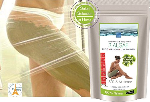 3 Algas Marinas Polvo de Algas para Faciales, Envolturas Corporales y Baño ● Piel Grasa, Psoriasis, Acné, Dermatitis ● Anti Celulitis, Perdida de Peso ● Detox y Relajación remineralizante ●250 g