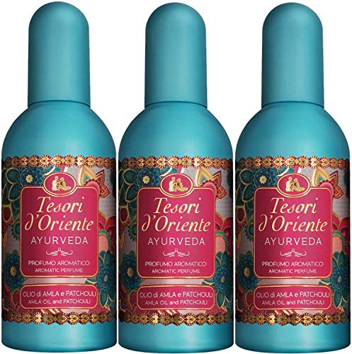 3 x Tesori D 'oriente Ayurveda Perfume EDT Eau de Toilette 100 ml spray de Italia.